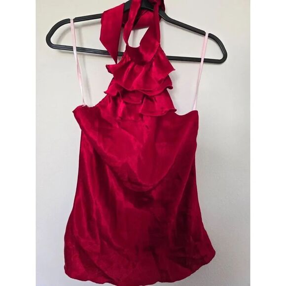 A Byer Medium Red Halter - Picture 1 of 6